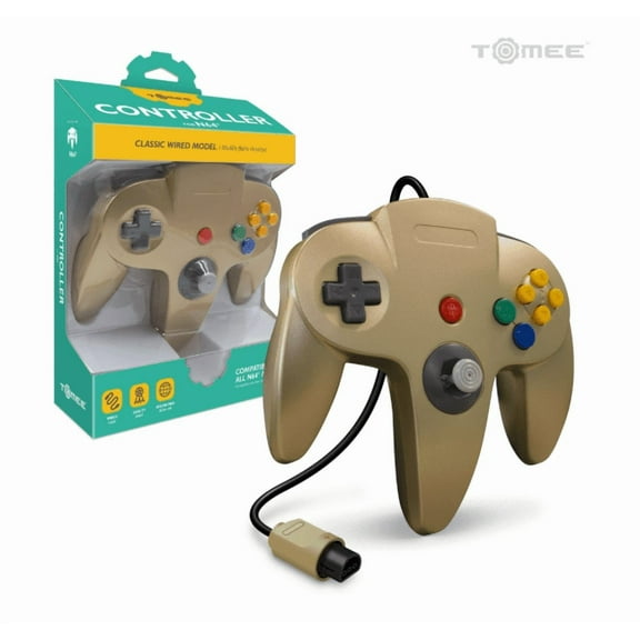 Controller for N64® (Gold) – Tomee
