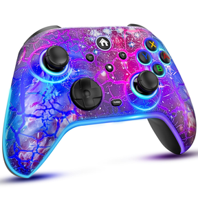 Wireless Controller compatible with Switch/OLED/Lite,ZRZLMVP Wireless Switch Pro Remote for PC/IOS/Android with Turbo Function,1200mAh,Starry Sky purple