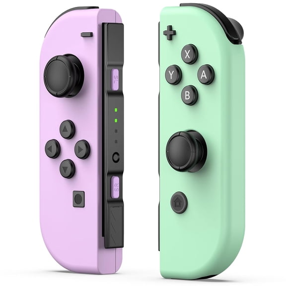 Controllers Compatible with Nintendo Switch, Wireless Replacement Switch Controllers, Left and Right Switch Gamepad Support Dual Vibration/Wake-up/Motion Control. (blue)