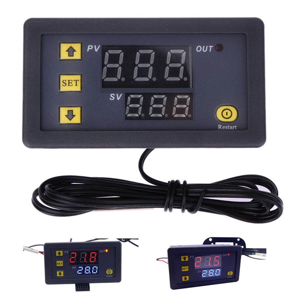 Controllers Digital Temperature Thermostat Wifi Reptile Home Office Store 12 V