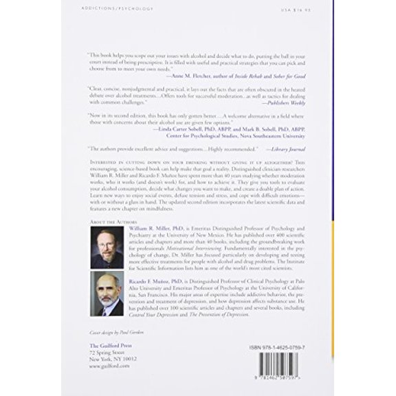 Pre-Owned Controlling Your Drinking: Tools to Make Moderation Work for You (Paperback) 146250759X 9781462507597