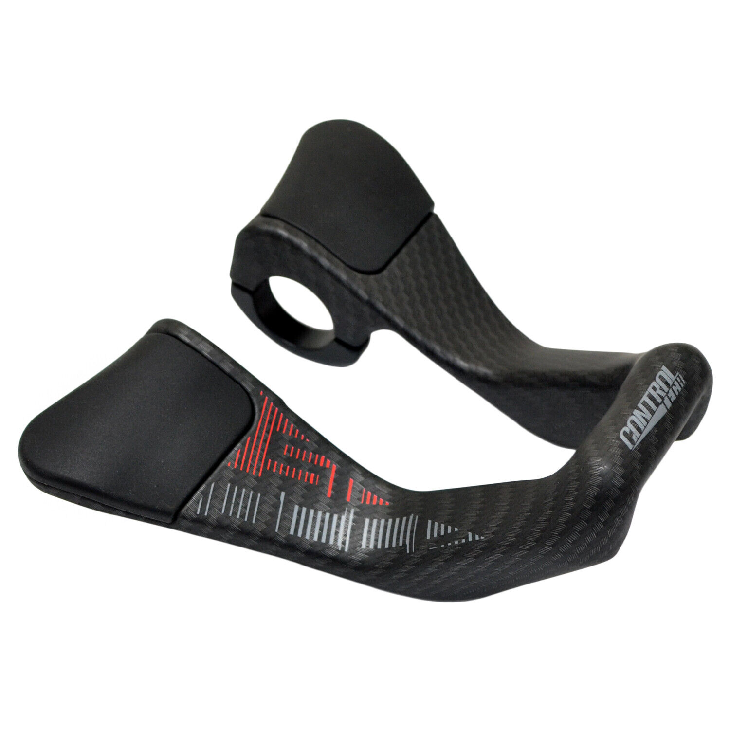 Cintre Aérodynamique Falcon Mini Pour Vélo TT/triathlon | Pince 31.8mm, Réglable, Gris