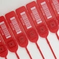 thumbnail image 1 of Controltek 590042 8 in. J-Lok Pull-Tight Seal, Red - Pack of 250, 1 of 1