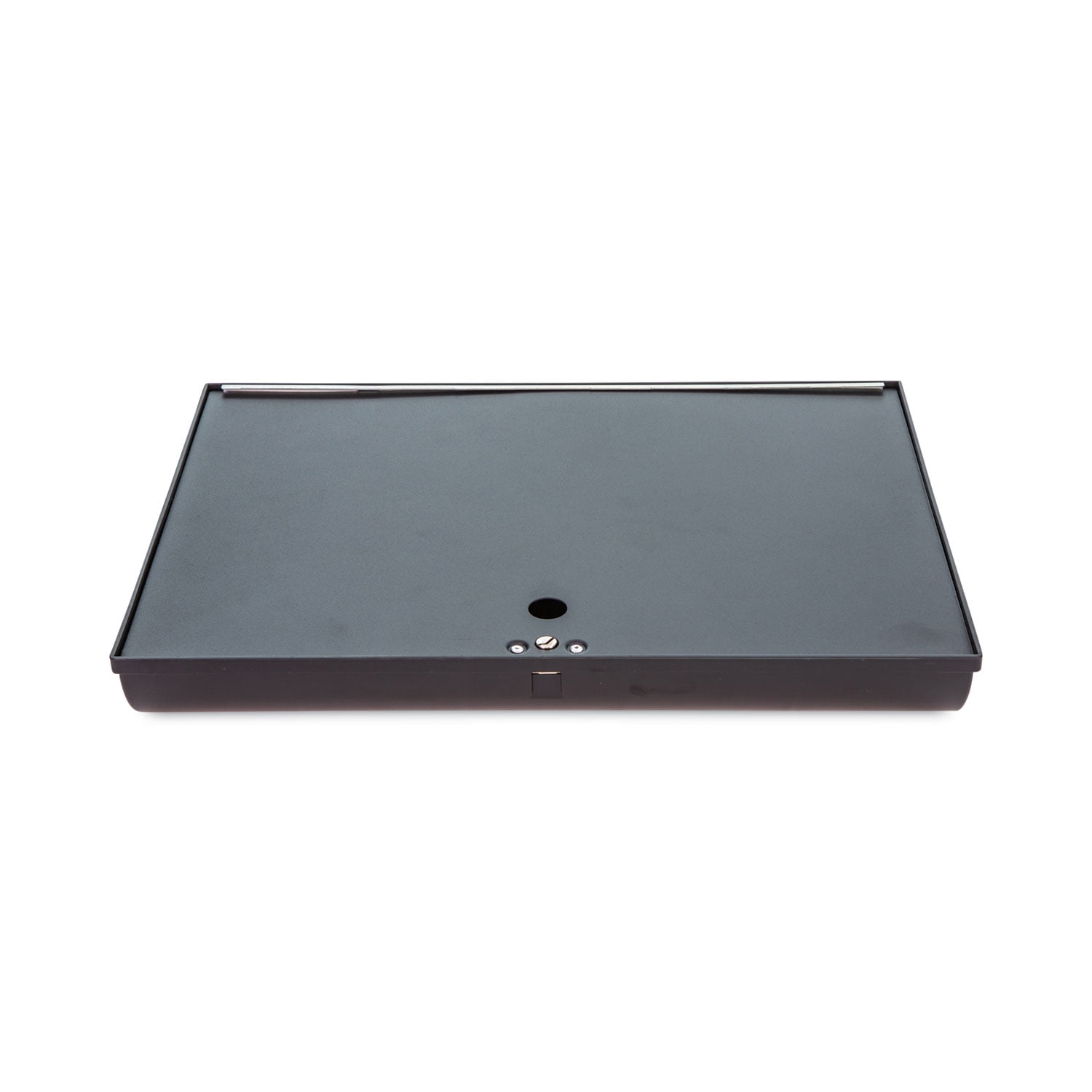 Black Plastic Currency and Coin Tray with Locking Cover