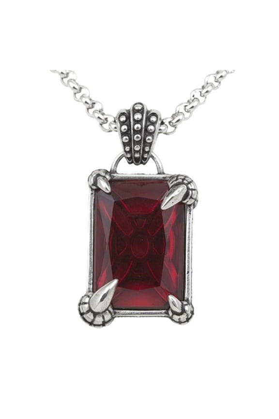 CN034 Dragon Claw Seal Red Necklace