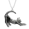 thumbnail image 1 of Yoga Cat Skeleton Necklace, 1 of 1