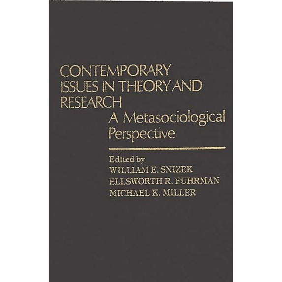 Controversies in Science Contemporary Issues in Theory and Research: A Metasociological Perspective, (Hardcover)