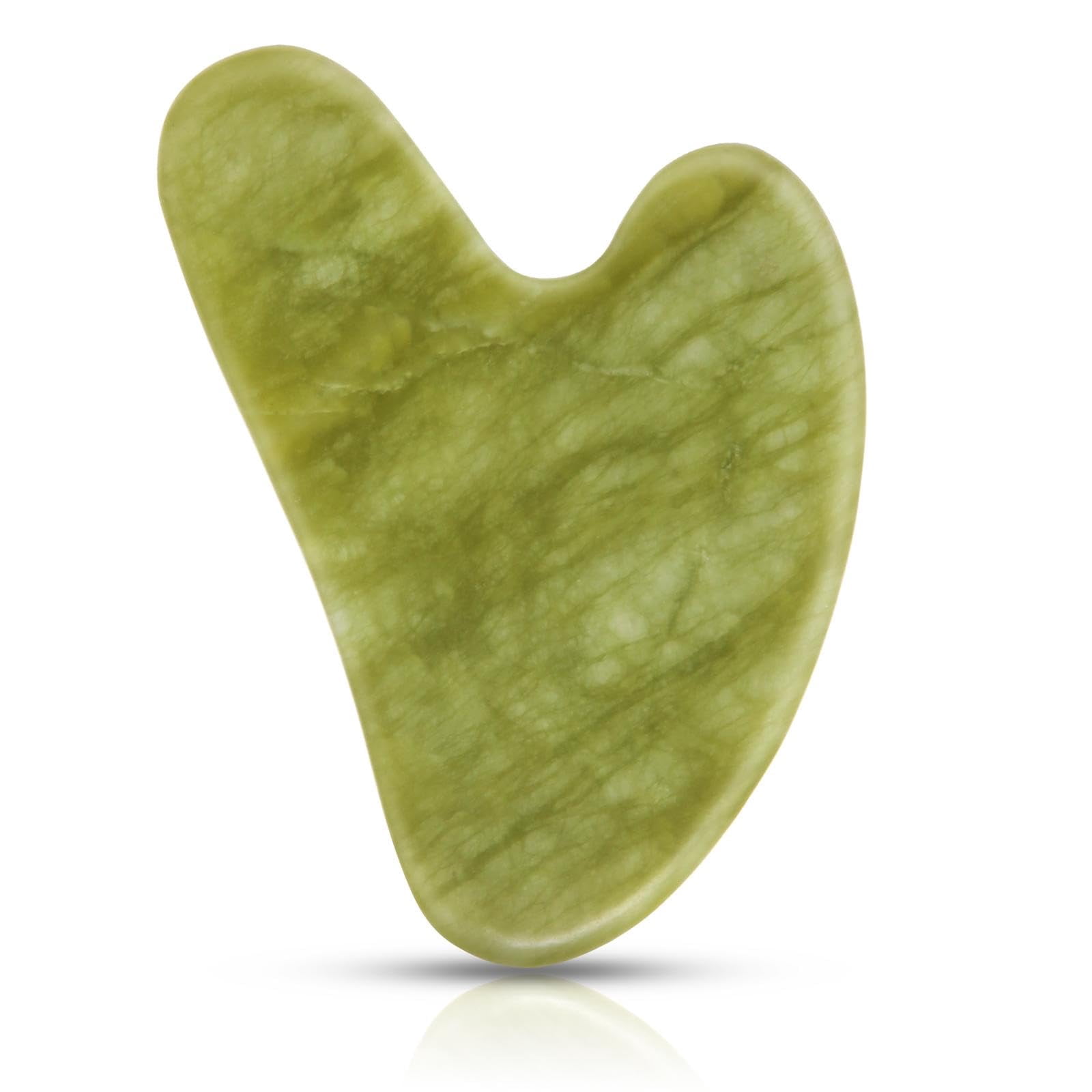 Contrybox Gua Sha Werkzeug Aus Rosenquarz – Gesichts- & Augenmassage Für Schwellungsreduzierung & Kieferformung