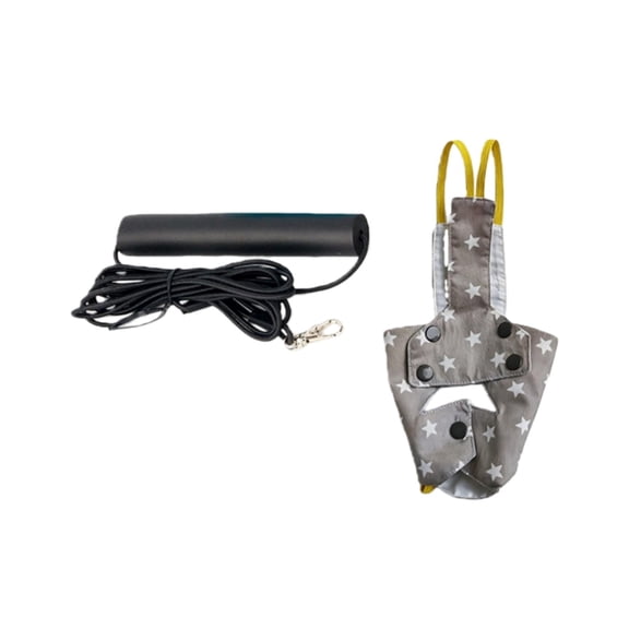 Conure Flight Training Leash and Harness Set for Safe Outdoor Adventures with Adjustable Comfort Strap