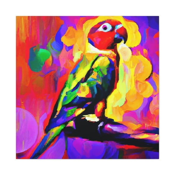 "Conures in Fauvism" - Canvas