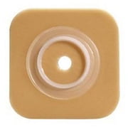 ConvaTec 401574 SUR-FIT Natura Two-Piece Stomahesive Skin Barrier, No Tape Collar, Cut-to-Fit, 1-1/2" Flange, 4" Length, 4" Width, Pack of 10