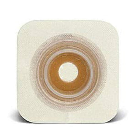 ConvaTec 411807 SUR-FIT Natura Moldable Technology Stomahesive Skin Barrier with Mold-to-Fit Opening and Hydrocolloid Tape Collar, White, 2-3/4" Flange, 1-3/4" - 2-1/8" Stoma Opening, Pack of 10