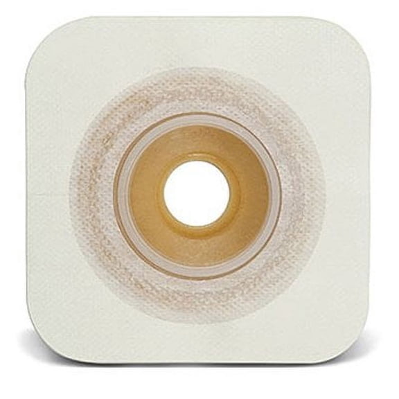 ConvaTec 413179 SUR-FIT Natura Two-Piece Durahesive Skin Barrier with Convex-IT Technology, Pre-Cut, Tape Collar, White, 1-3/4" Flange, 3/4" Stoma Opening, Pack of 10