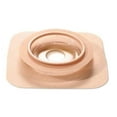 thumbnail image 1 of ConvaTec 421041 Natura Durahesive Skin Barrier with Mold to Fit Opening, Hydrocolloid Tape Collar, 2-3/4" Accordion Flange, 1-1/4" to 1-3/4" Stoma Opening, Tan, Pack of 10, 1 of 1
