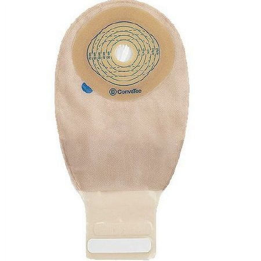 ConvaTec Esteem + One-Piece Drainable Pouch, Integrated Closure, 12'' L .81''-2.75'' Cut-to-Fit - Box of 10