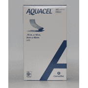 Convatec AQUACEL Hydrofiber 0.75x18 Ribbon Dressing for Small Wounds, 5ct Box, Sterile