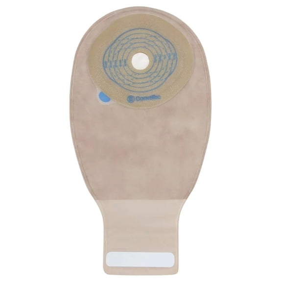Convatec Esteem Ostomy Pouch - 13/16" to 2-3/4" Cut-to-Fit, Tan - 416719BX - 10 Each / Box