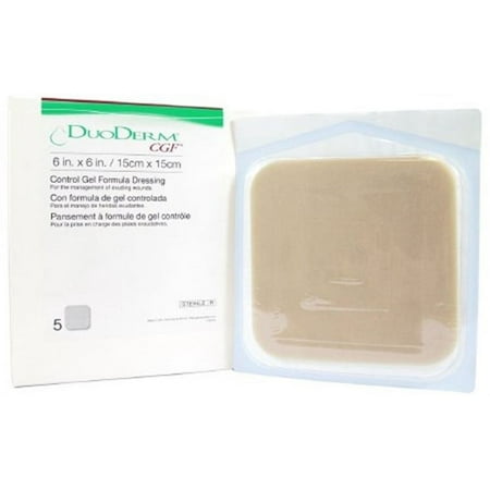 Convatec Hydrocolloid Dressing DuoDERM CGF Border 4 X 5 Inch Triangle Sterile, Model 187973