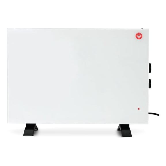 Convection Portable Heater - 750W or 1500W Standing Panel Heater - No Dust, Oxygen-Friendly for Clean Indoor Air, Quiet Operation, Adjustable Thermostat, Tip-Over Auto Shutoff Safety Feature