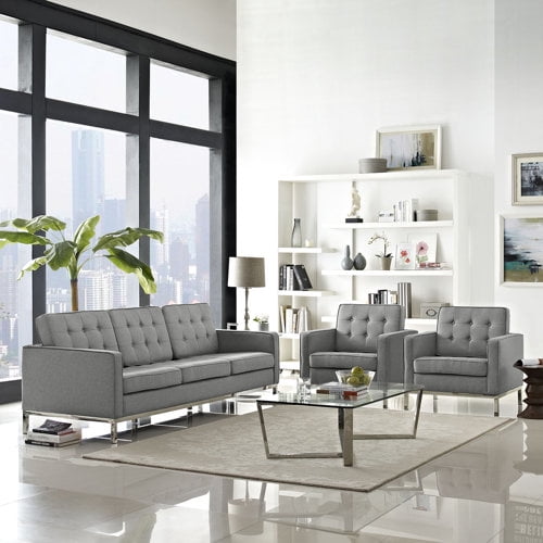 Modway Loft 3 Piece Living Room Set