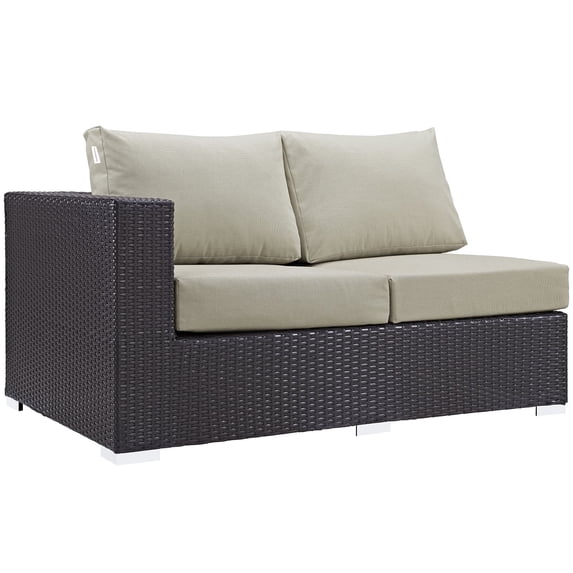 Convene Outdoor Patio Left Arm Loveseat