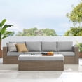 thumbnail image 1 of Convene Outdoor Patio Outdoor Patio Sectional Sofa and Ottoman Set, 1 of 10