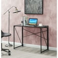 thumbnail image 1 of Convenience Concepts 29.50" Tall Xtra Folding Desk, Espresso/Black, All Ages, 1 of 11