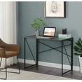 thumbnail image 1 of Convenience Concepts 29.50 inches Tall Xtra Folding Desk, Charcoal Gray/Black, All Ages, 1 of 5