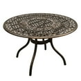 thumbnail image 1 of Convenience Concepts 48" Aluminum Adjustable Outdoor Dining Table, Bronze, 1 of 1