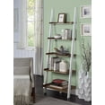thumbnail image 1 of Convenience Concepts American Heritage Ladder Bookcase, Driftwood/White, 1 of 7