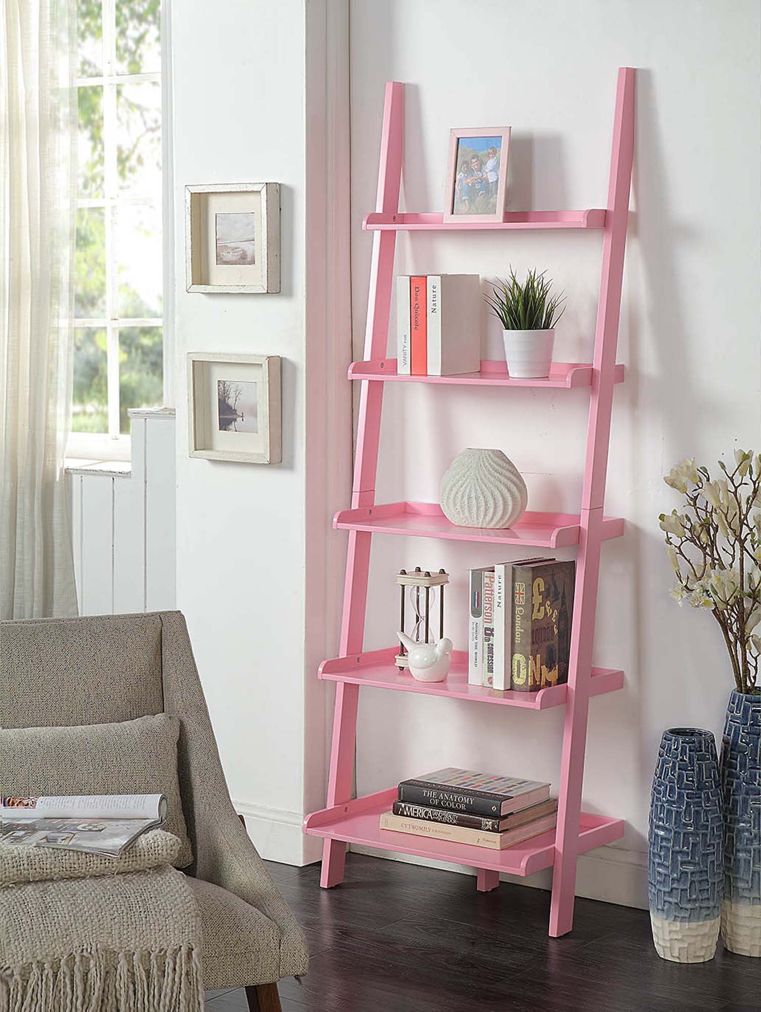 Pink on sale bookshelf walmart