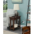 thumbnail image 1 of Convenience Concepts American Heritage Flip Top End Table with Charging Station and Shelf, Espresso, 1 of 8