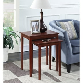 Convenience Concepts American Heritage Nesting End Tables, Mahogany