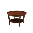 thumbnail image 1 of Convenience Concepts American Heritage Round Coffee Table 30" in Espresso Wood, 1 of 9