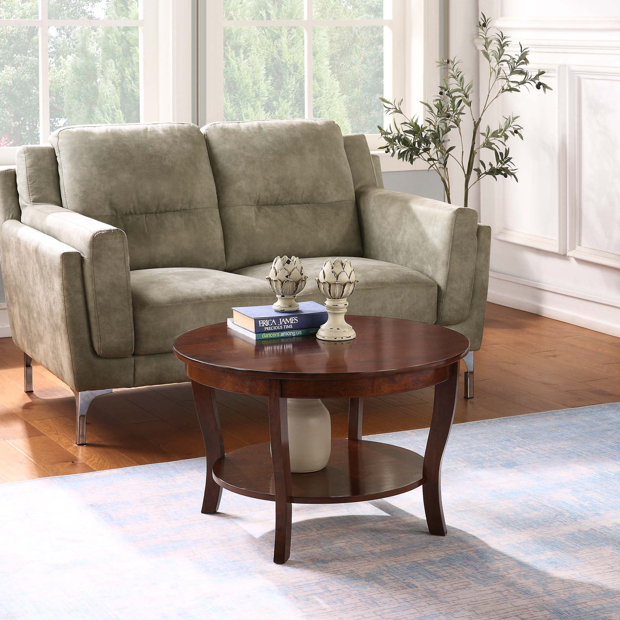 American heritage round coffee cheap table