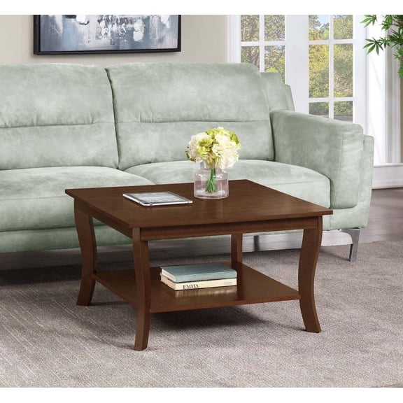 Convenience Concepts American Heritage Square Coffee Table, Multiple Finishes