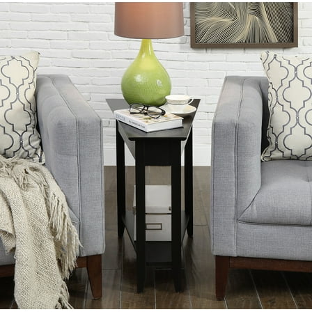 Convenience Concepts American Heritage Wedge End Table, Multiple Finishes