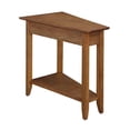 thumbnail image 1 of Convenience Concepts American Heritage Wedge End Table with Shelf, Driftwood, 1 of 6