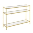 thumbnail image 1 of Convenience Concepts Contemporary Gold Metal Royal Crest Console Table, 1 of 6