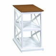 thumbnail image 1 of Convenience Concepts Coventry Chairside End Table with Shelves, Driftwood/White, 1 of 7