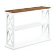 thumbnail image 1 of Convenience Concepts Coventry Console Table with Shelves, Driftwood/White, 1 of 7