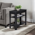 thumbnail image 1 of Convenience Concepts Designs2Go Baja 1 Drawer Chairside End Table with Shelves, Black, 1 of 6
