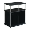 thumbnail image 1 of Convenience Concepts Designs2Go 27" TV Stand with Cabinet in Black Wood, 1 of 6
