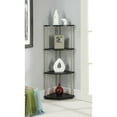 thumbnail image 1 of Convenience Concepts Designs2Go 4-Tier Corner Shelf in Black Wood Finish, 1 of 3