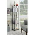 thumbnail image 1 of Convenience Concepts Designs2Go 5 Tier Glass Tower, Black, 1 of 3