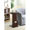 thumbnail image 1 of Convenience Concepts Designs2Go Abby C End Table with Magazine Holder, Espresso, 1 of 6