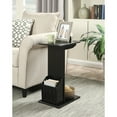 thumbnail image 1 of Convenience Concepts Designs2Go Abby Magazine C End Table in Black Wood Finish, 1 of 2