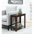 thumbnail image 1 of Convenience Concepts Designs2Go Baja Chairside End Table with Shelf, Espresso, 1 of 6