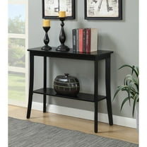 Convenience Concepts Designs2Go Baja Console Table with Shelf, Black