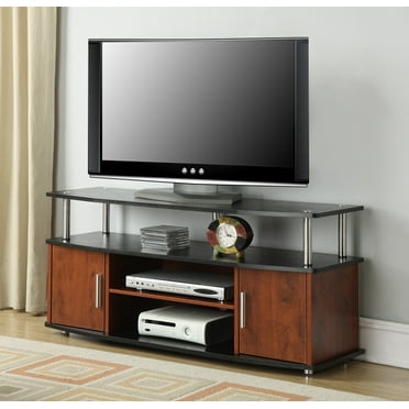 Convenience Concepts Designs2Go Black/Cherry Monterey TV Stand for TVs up to 46"